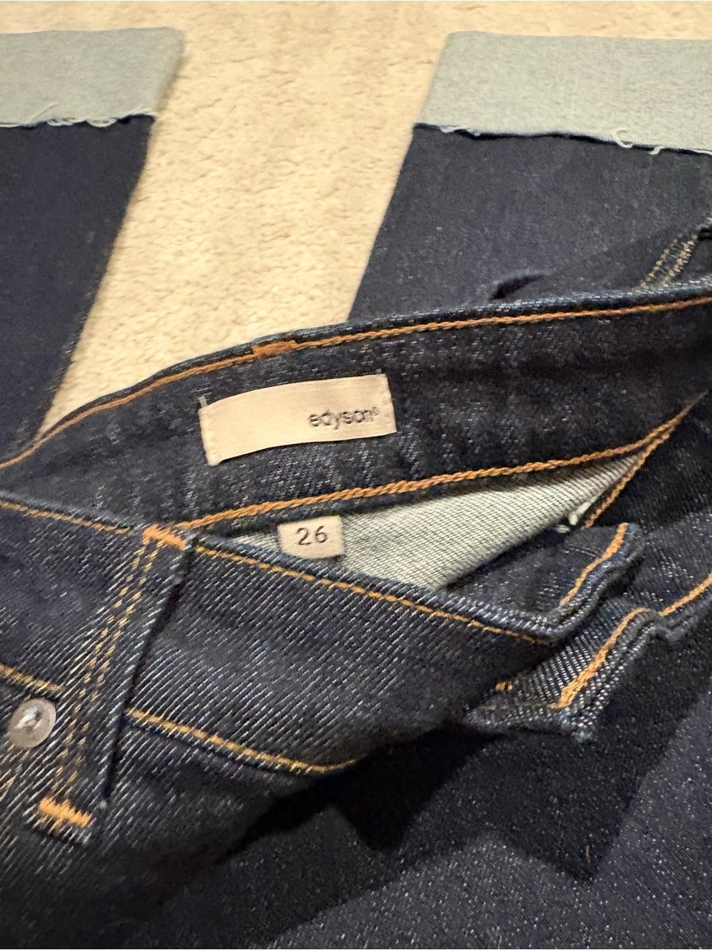 NWT Edyson Francis wide leg jeans - Picture 3 of 6